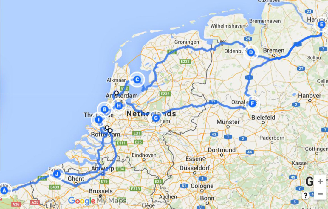 travel from germany to holland